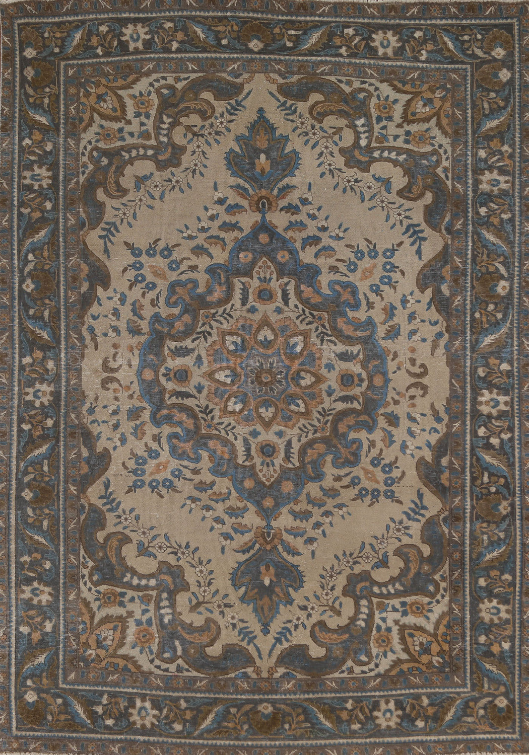 Handmade Tabriz Persian Area Rug 6x9