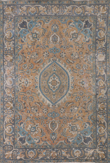 Handmade Wool Tabriz Persian Area Rug 7x10