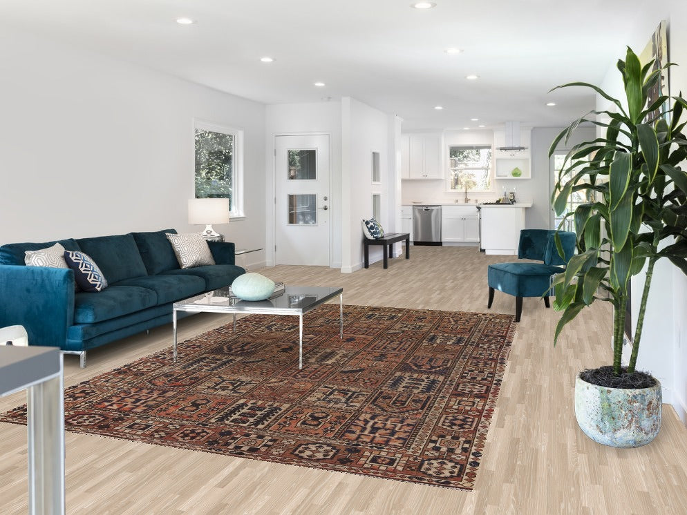 Garden Design Bakhtiari Persian Area Rug 7x10