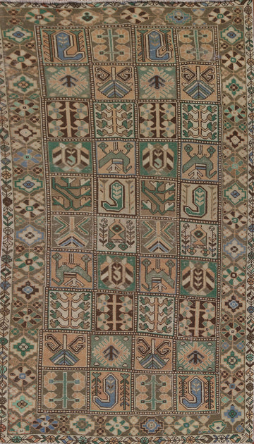 Garden Design Bakhtiari Persian Area Rug 5x10