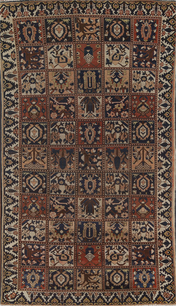 Garden Design Bakhtiari Persian Area Rug 5x10