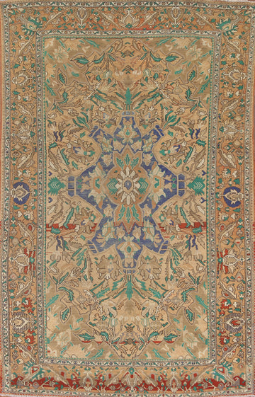Vintage Wool Bakhtiari Persian Area Rug 7x11