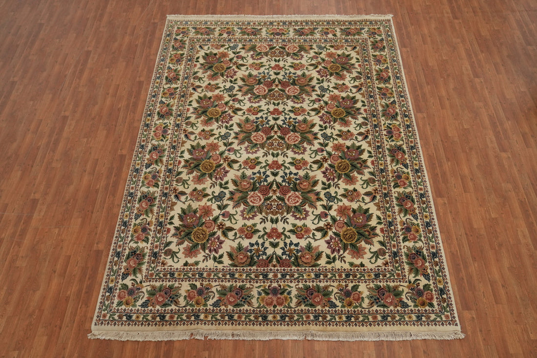 All-Over Floral Aubusson Chinese Area Rug 9x12