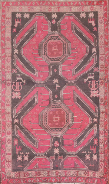 Over-Dyed Meshkin Persian Area Rug 5x9