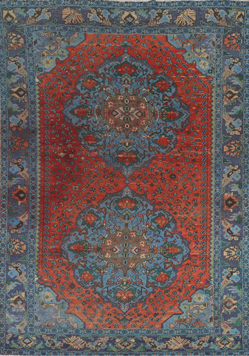 Vintage Bakhtiari Persian Area Rug 7x10
