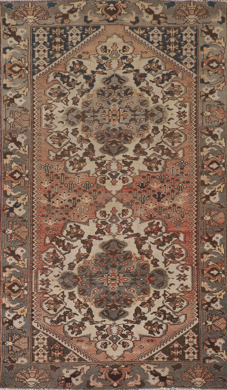Handmade Wool Bakhtiari Persian Area Rug 5x10