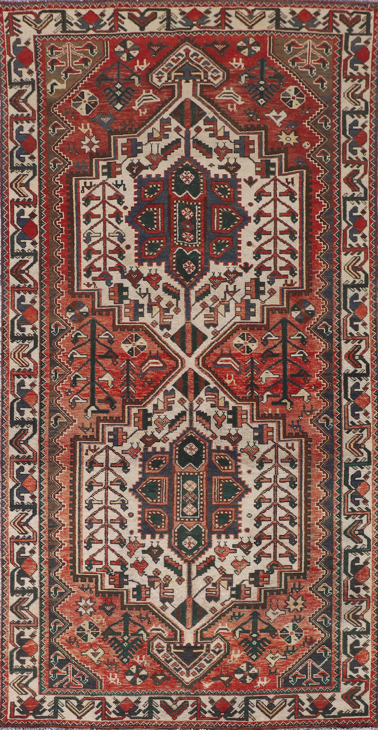 Geometric Bakhtiari Persian Area Rug 5x10