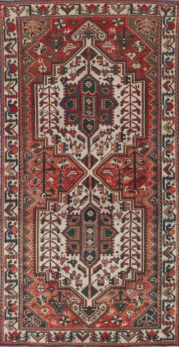 Geometric Bakhtiari Persian Area Rug 5x10