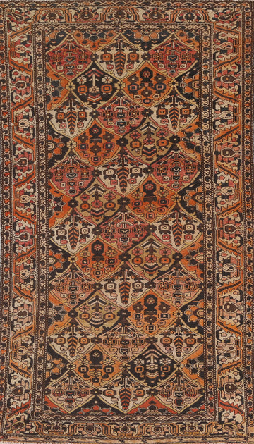 Garden Design Bakhtiari Persian Area Rug 5x10