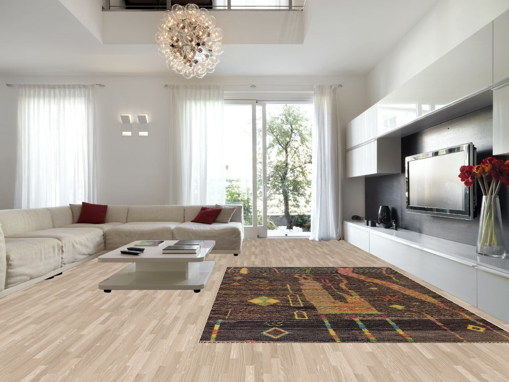 Tribal Moroccan Oriental Area Rug 9x13