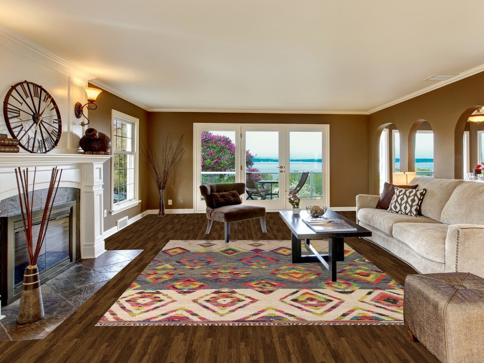Geometric Moroccan Oriental Area Rug 8x11
