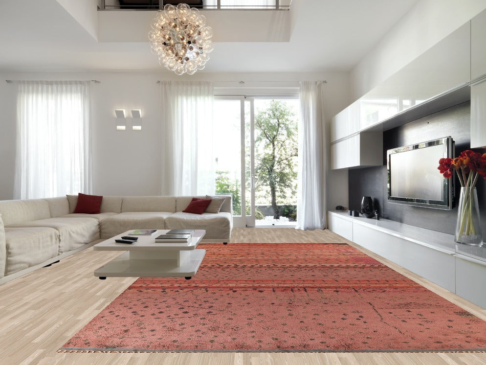 Handmade Moroccan Oriental Large Rug 11x19