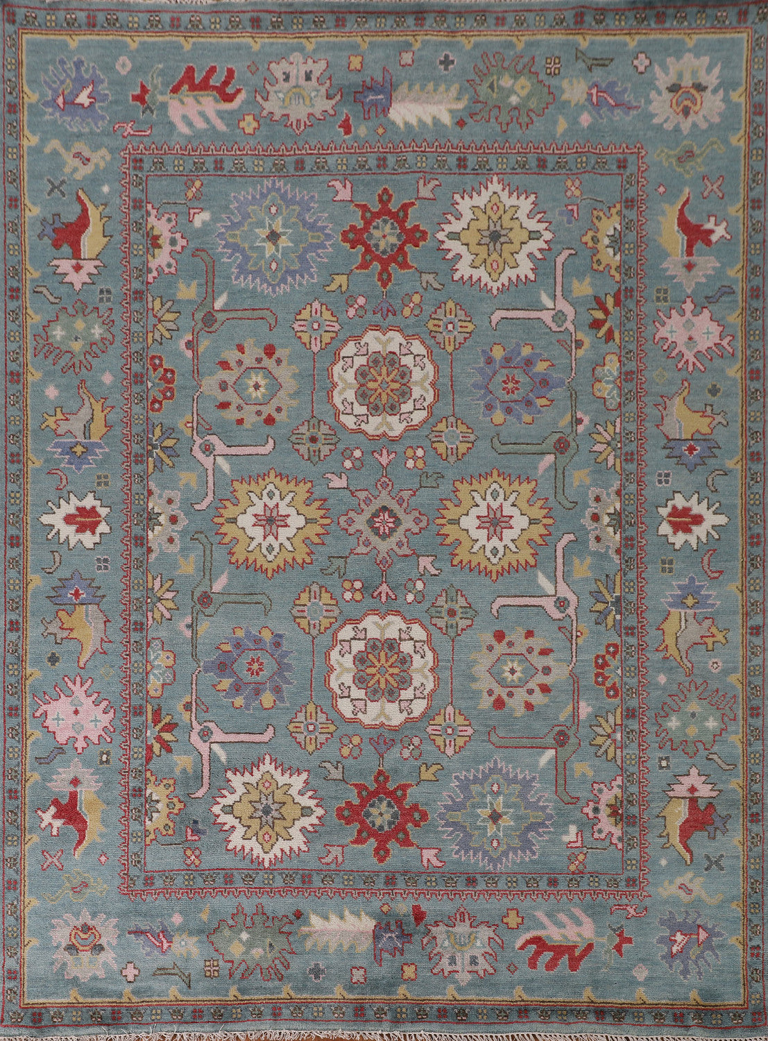 Handmade Oushak Indian Area Rug 8x10