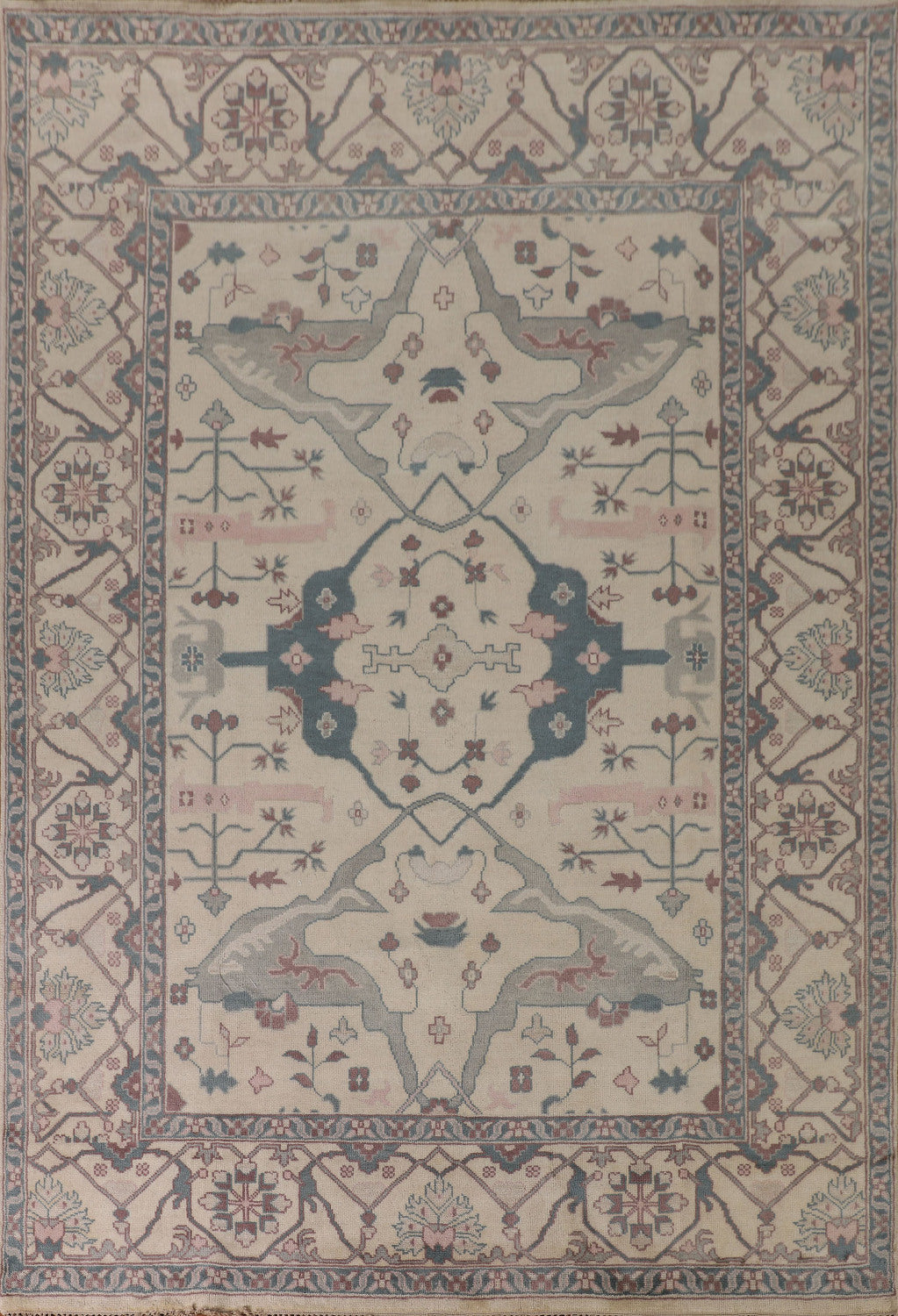 Handmade Wool Oushak Oriental Area Rug 9x12