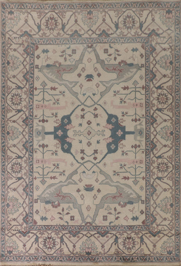 Handmade Wool Oushak Oriental Area Rug 9x12
