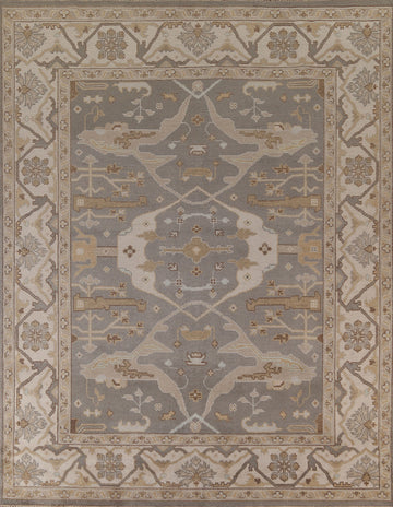 Handmade Wool Oushak Oriental Area Rug 8x10