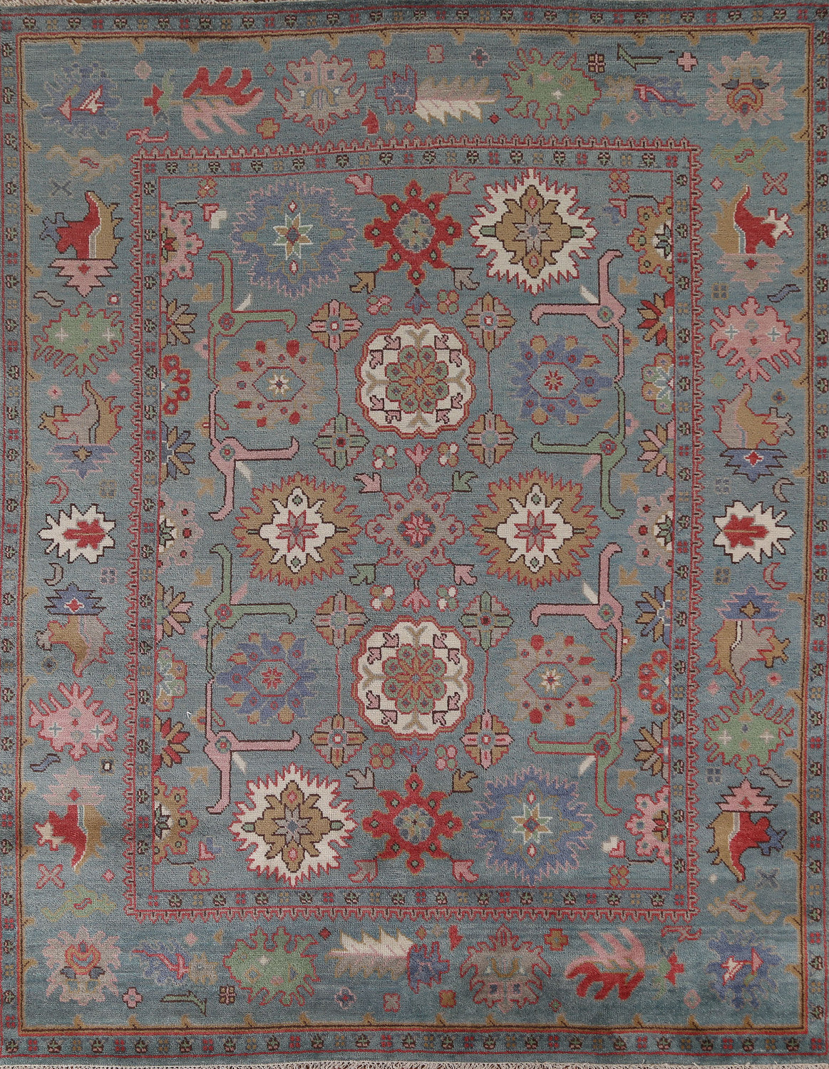 All-Over Oushak Oriental Area Rug 8x10