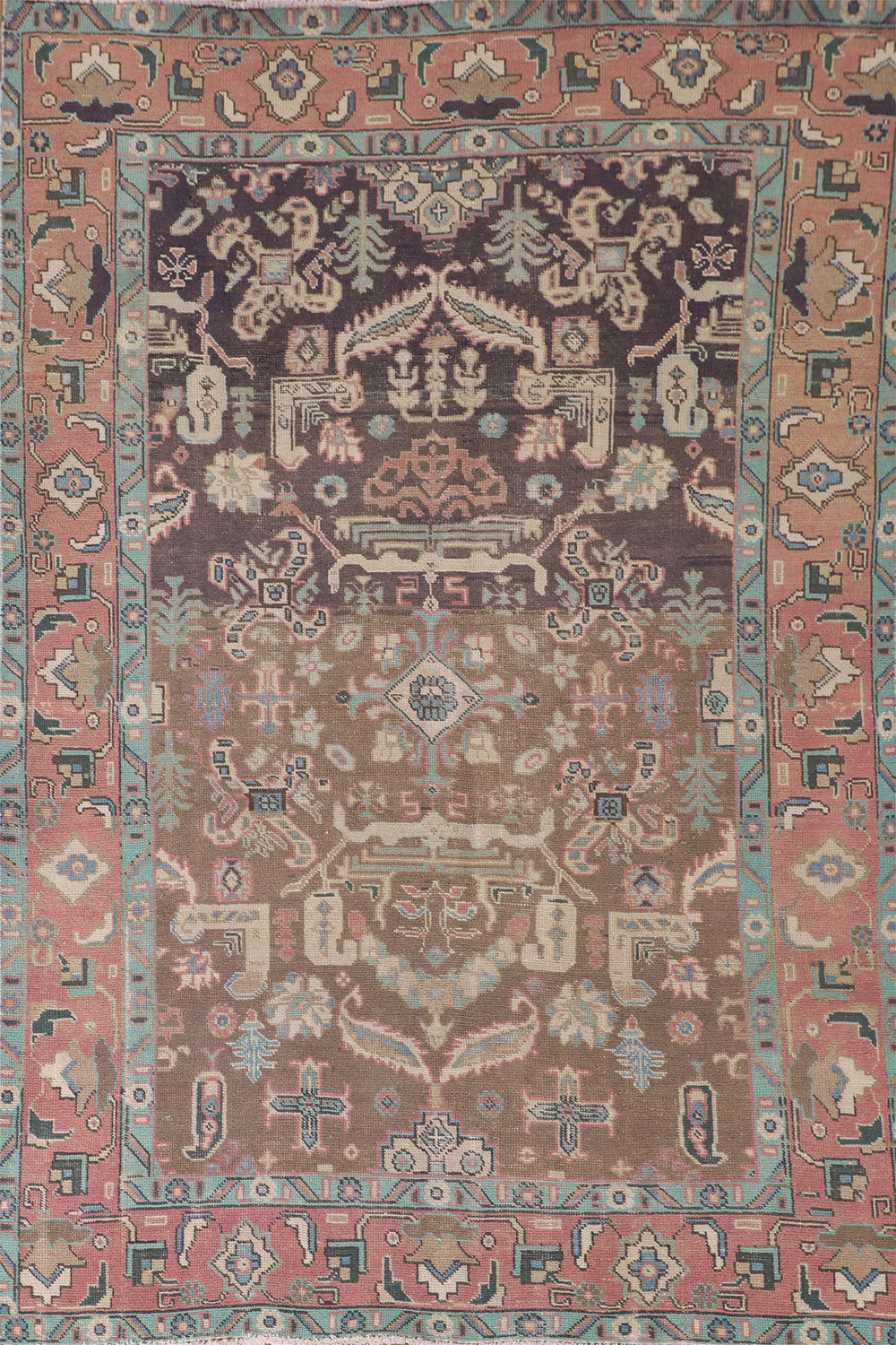 Handmade Wool Tabriz Persian Area Rug 6x9