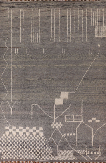 Moroccan Living Room Area Rug 9x13
