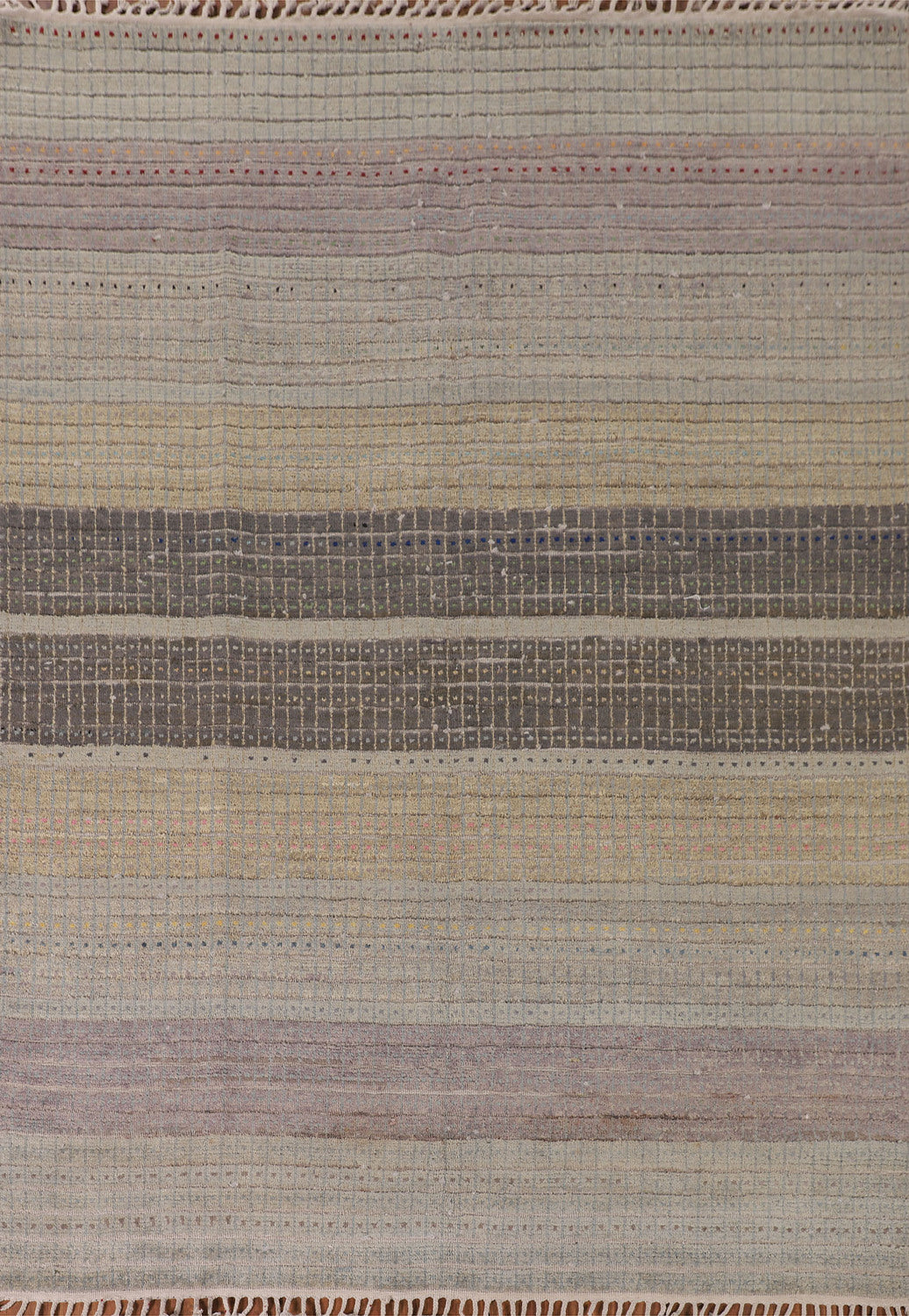 Striped Moroccan Living Room Area Rug 8x10