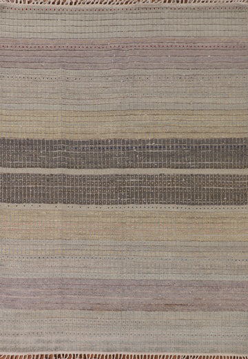 Striped Moroccan Living Room Area Rug 8x10