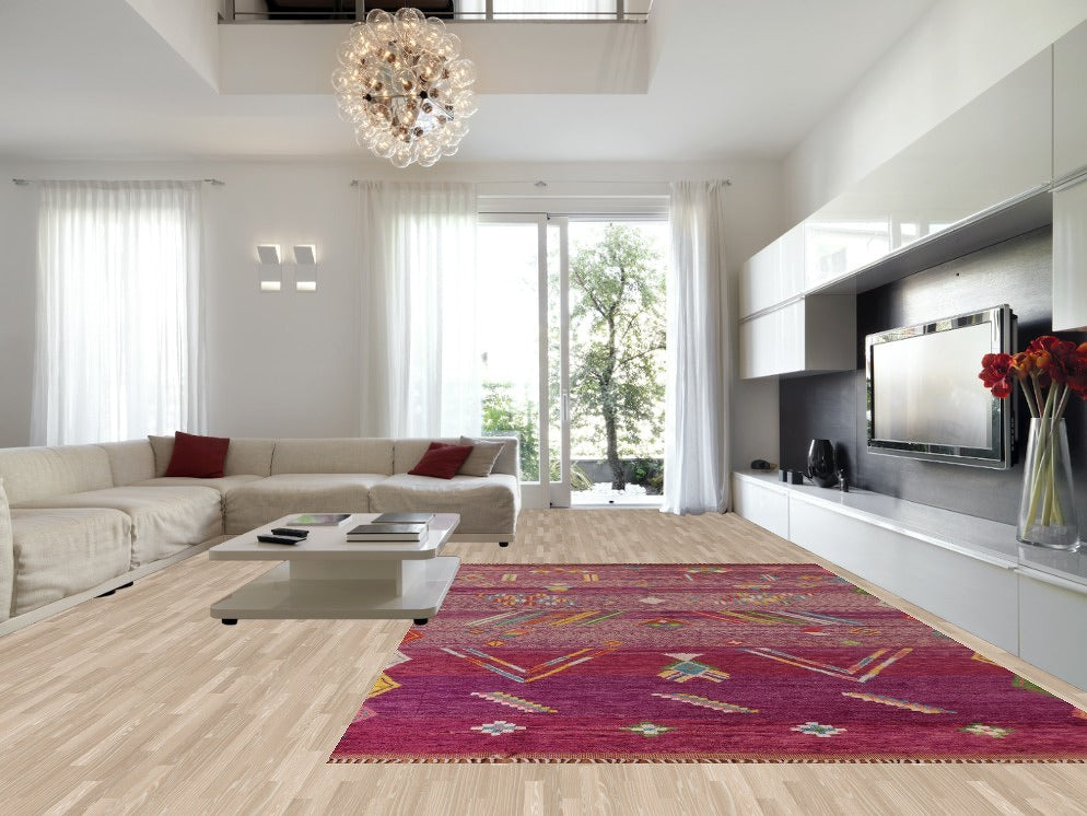 Tribal Moroccan Oriental Large Rug 10x15