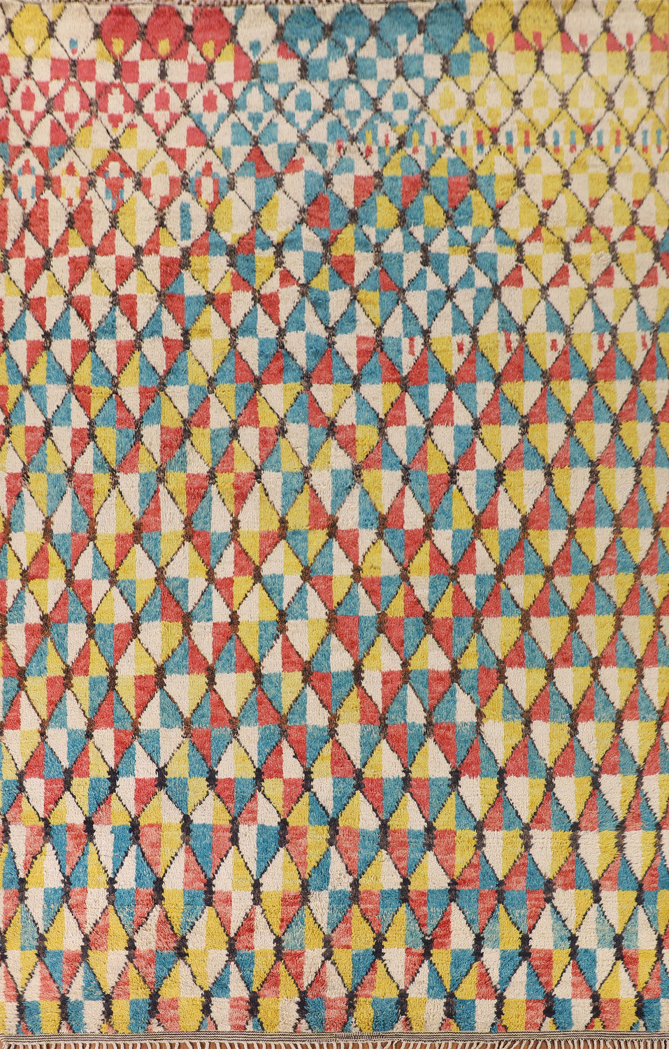 All-Over Moroccan Living Room Area Rug 9x13