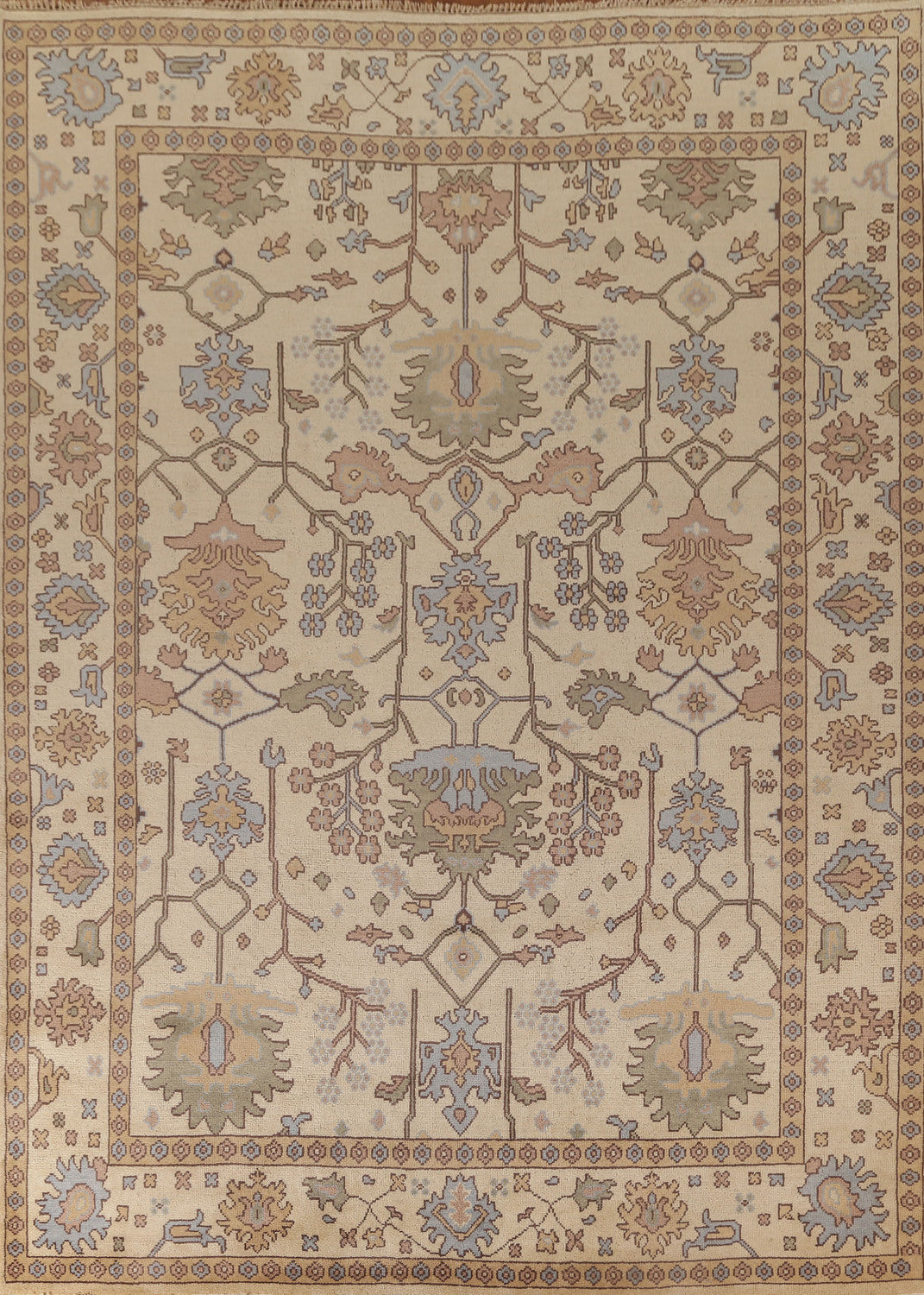All-Over Oushak Oriental Area Rug 9x12