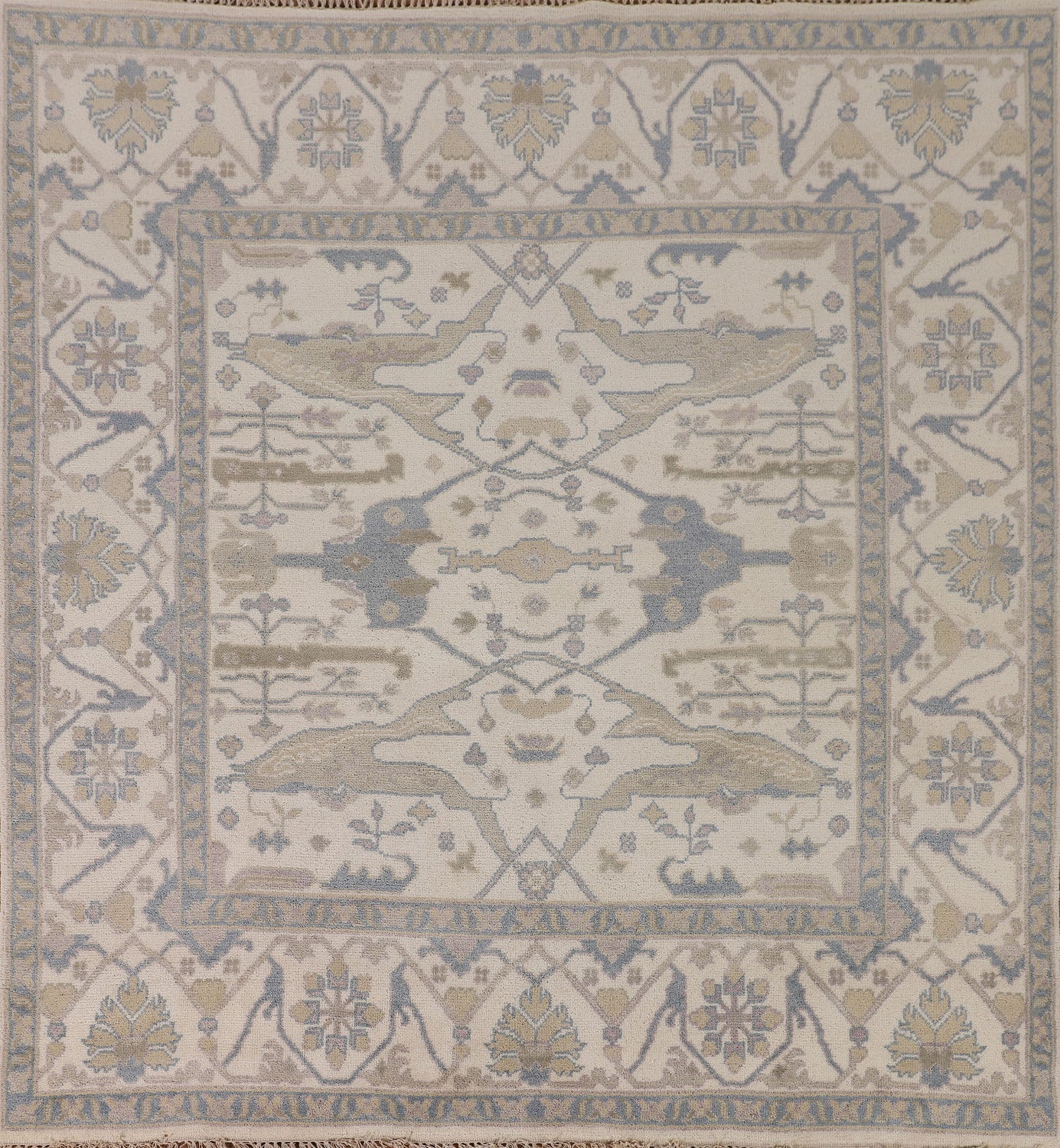 All-Over Square Oushak Oriental Area Rug 8x8