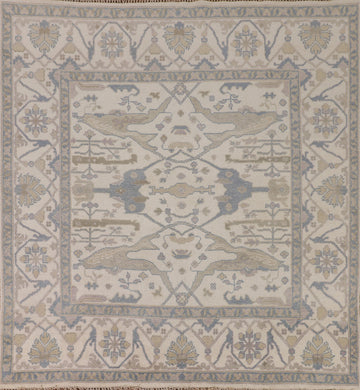 All-Over Square Oushak Oriental Area Rug 8x8