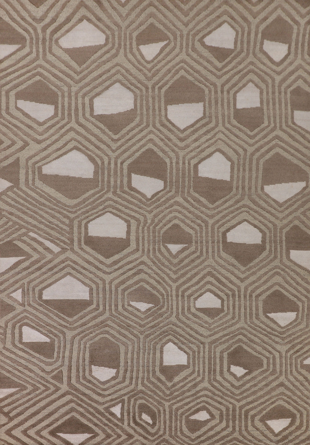 Geometric Indo Modern Area Rug 9x12