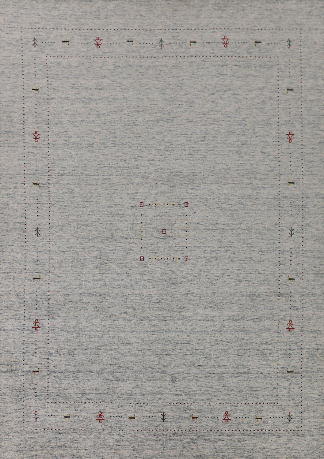 Handmade Gabbeh Indian Living Room Rug 9x12