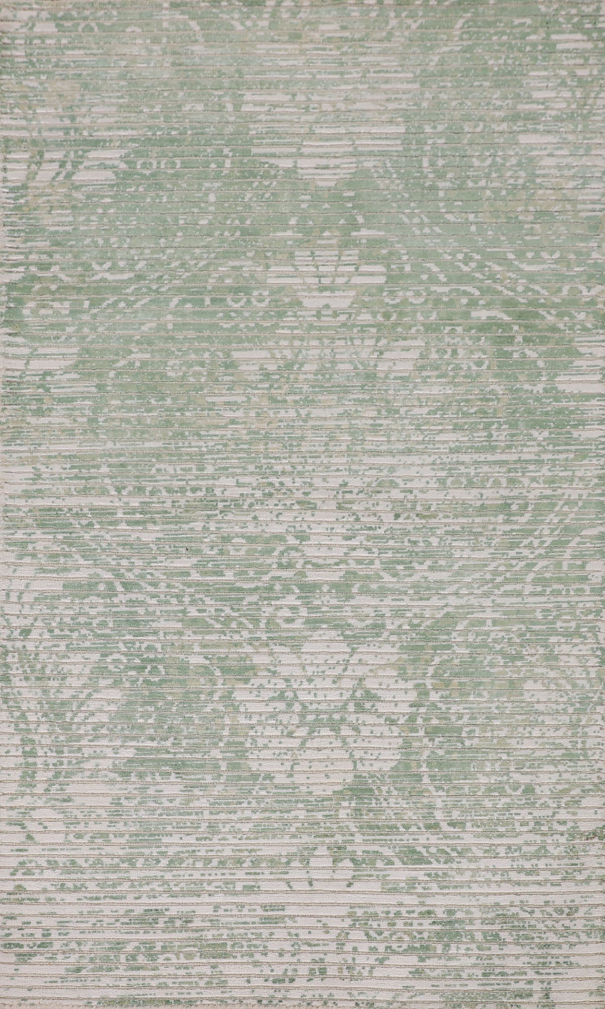 Striped Green Modern Abstract Rug 3x5