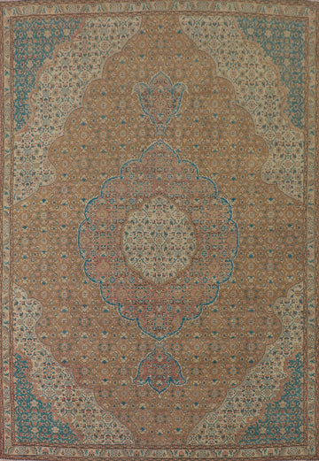 Vintage Wool Tabriz Persian Area Rug 8x11