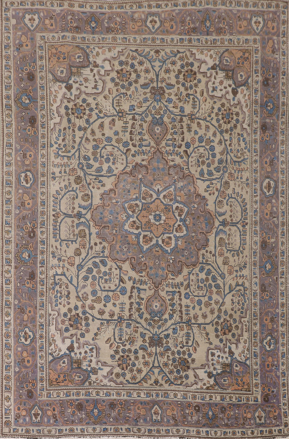Handmade Wool Tabriz Persian Area Rug 7x10