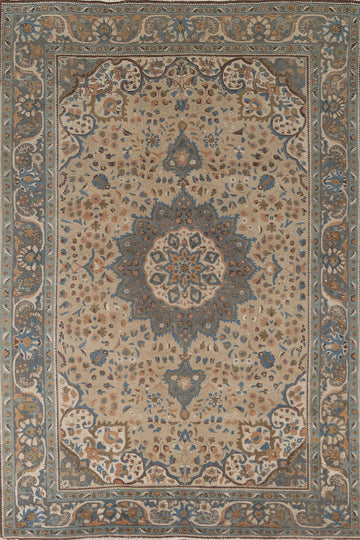 Handmade Floral Tabriz Persian Area Rug 7x10