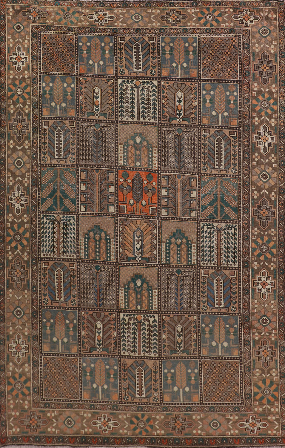 Garden Design Bakhtiari Persian Area Rug 7x10