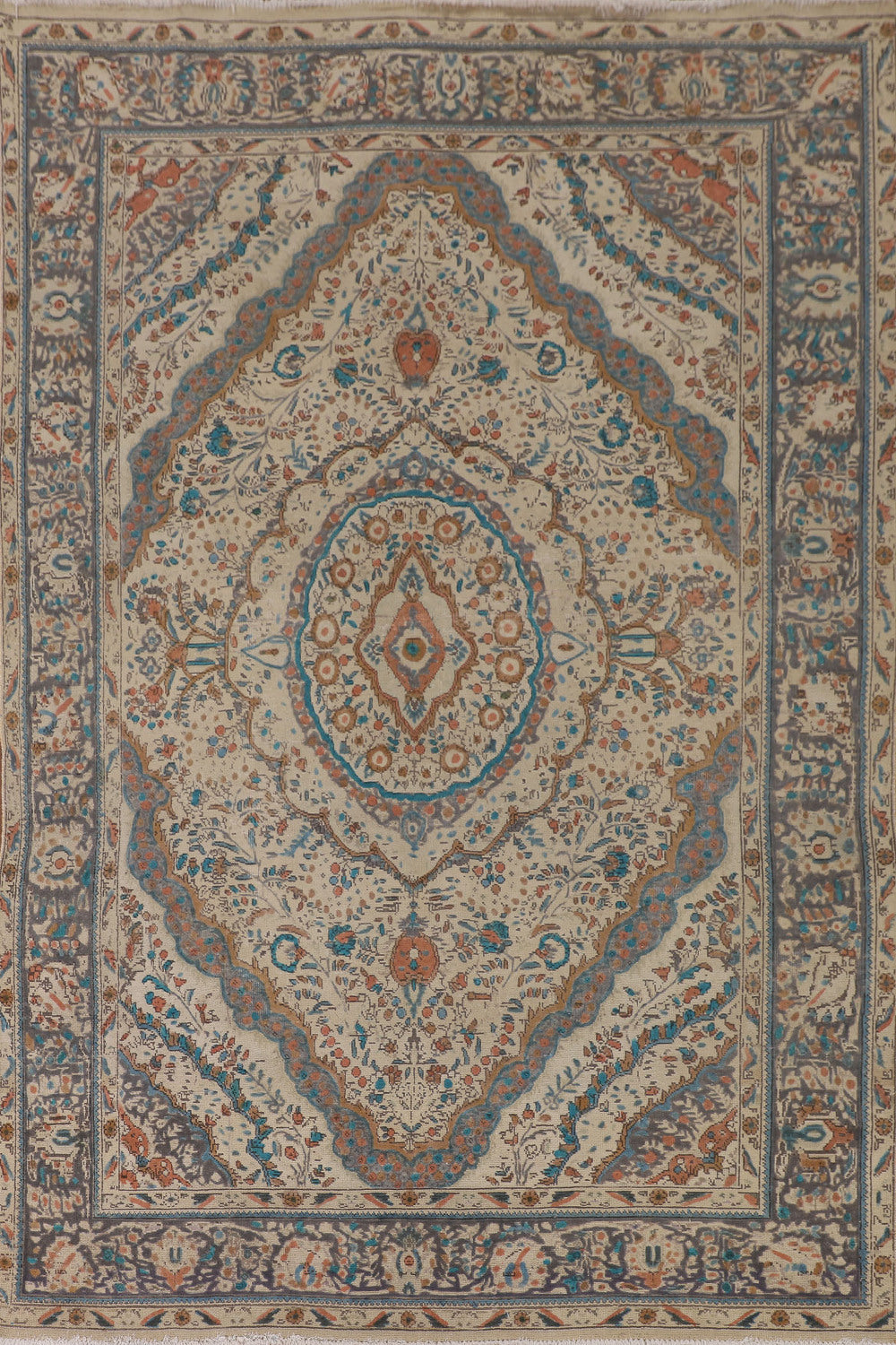 Handmade Wool Tabriz Persian Area Rug 7x10