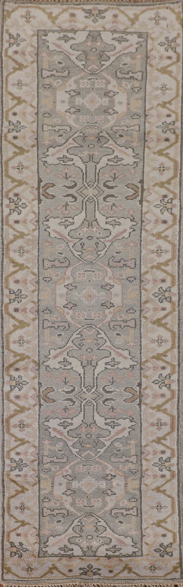 All-Over Oushak Oriental Runner Rug 3x10