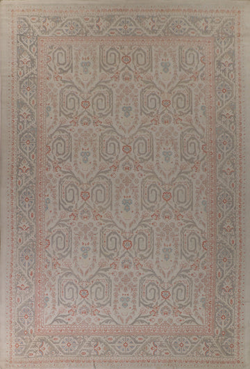 Vegetable Dye Wool Sultanabad Persian Large Rug 13x19