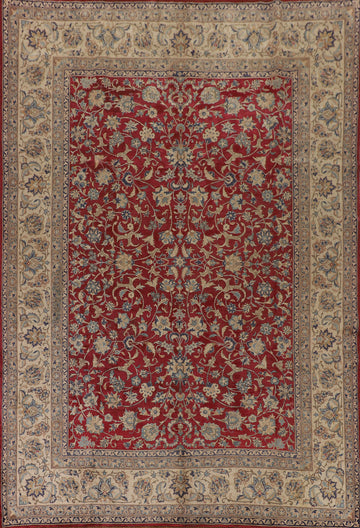 All-Over Floral Tabriz Persian Area Rug 9x12