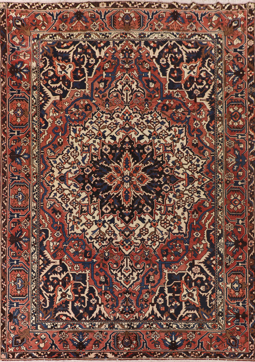 Handmade Wool Bakhtiari Persian Area Rug 10x13