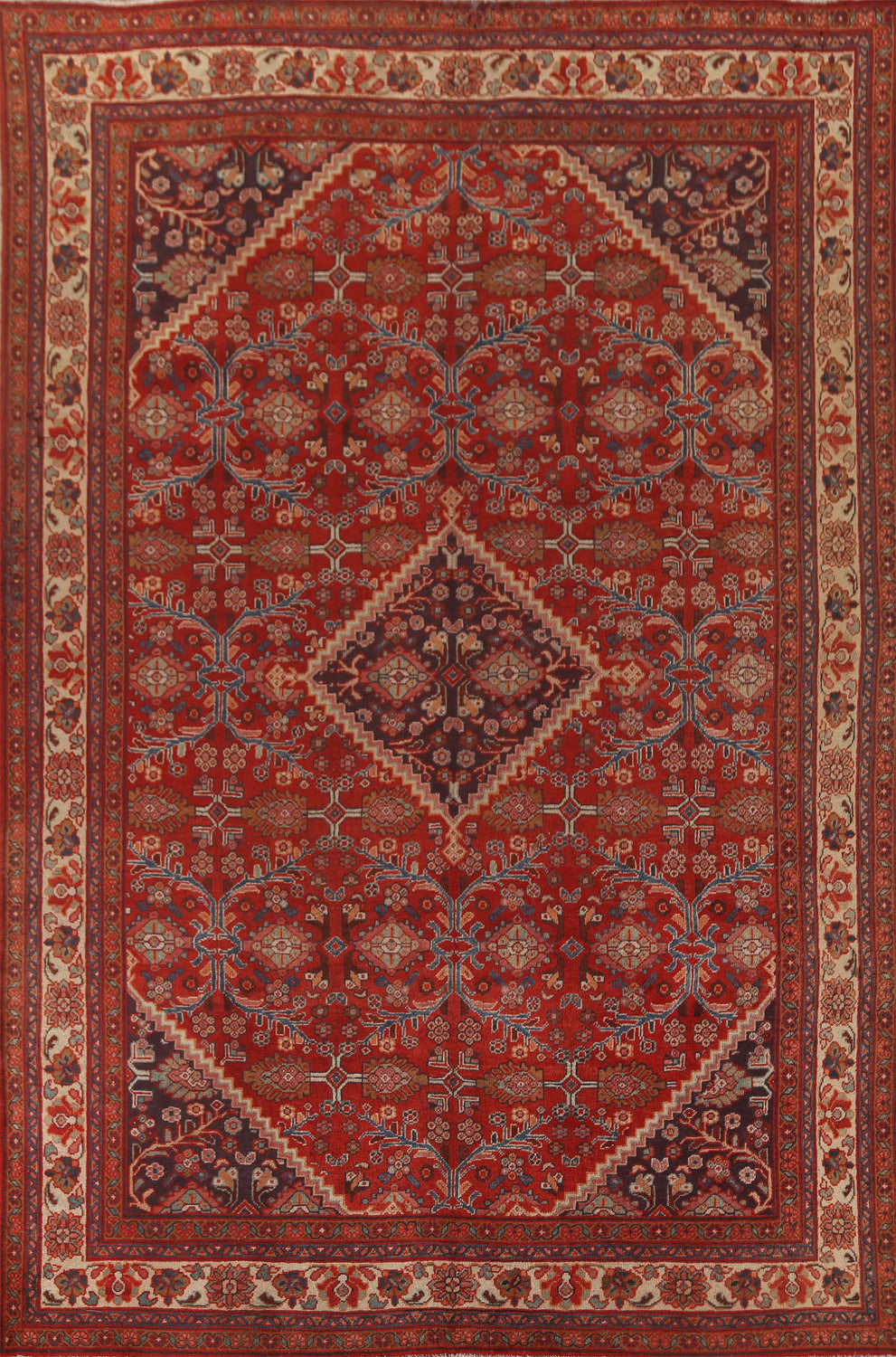 Vegetable Dye Mahal Persian Area Rug 8x12