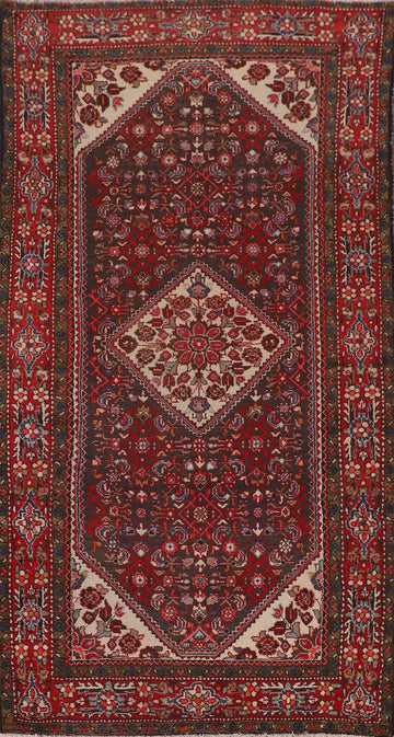 Geometric Hamedan Persian Area Rug 5x10