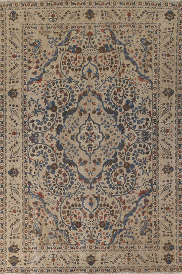 Handmade Floral Tabriz Persian Area Rug 7x10