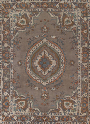 Over-Dyed Tabriz Persian Area Rug 7x9