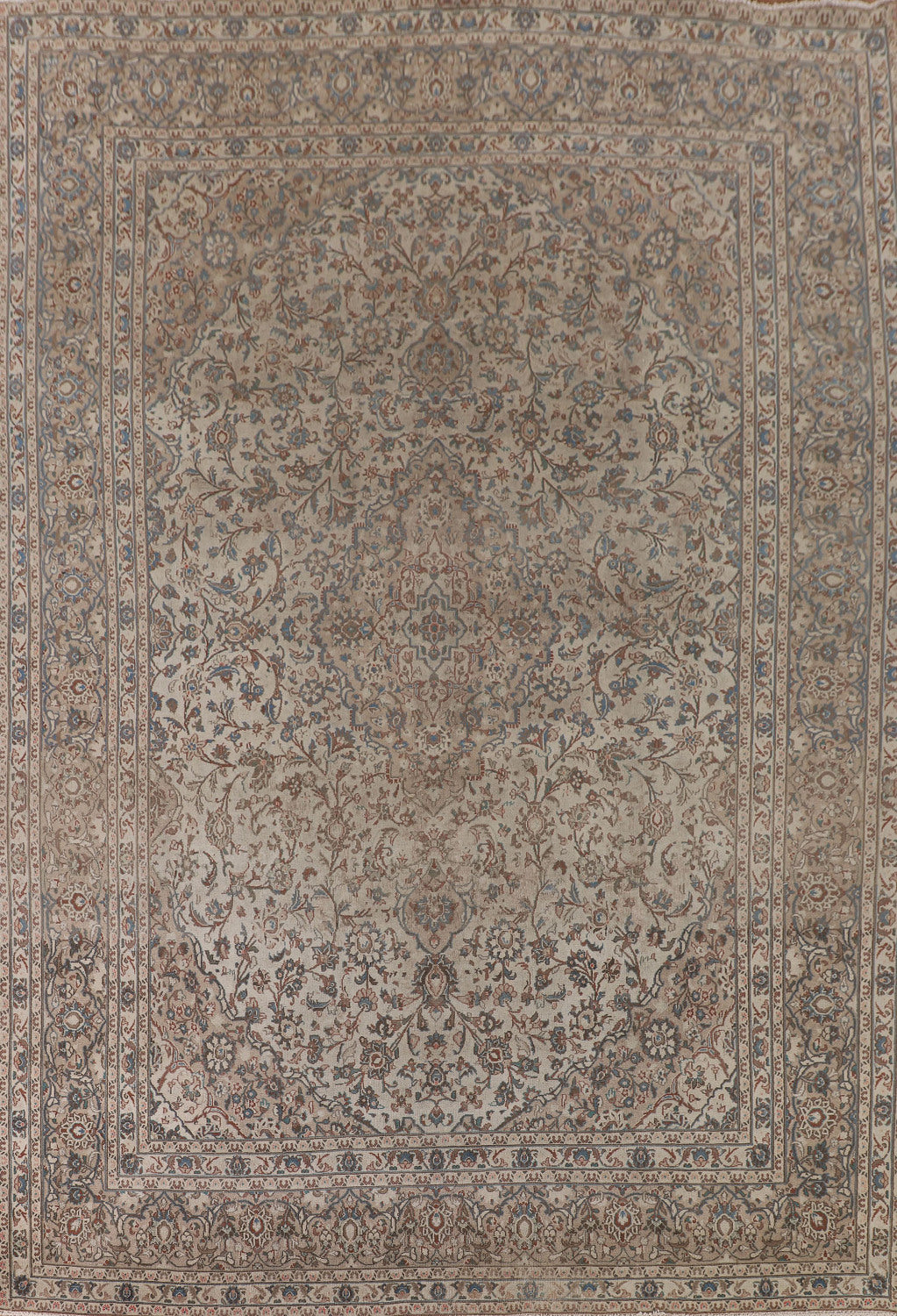 Traditional Mashad Persian Area Rug 10x13