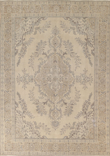 Distressed Tabriz Persian Area Rug 8x11