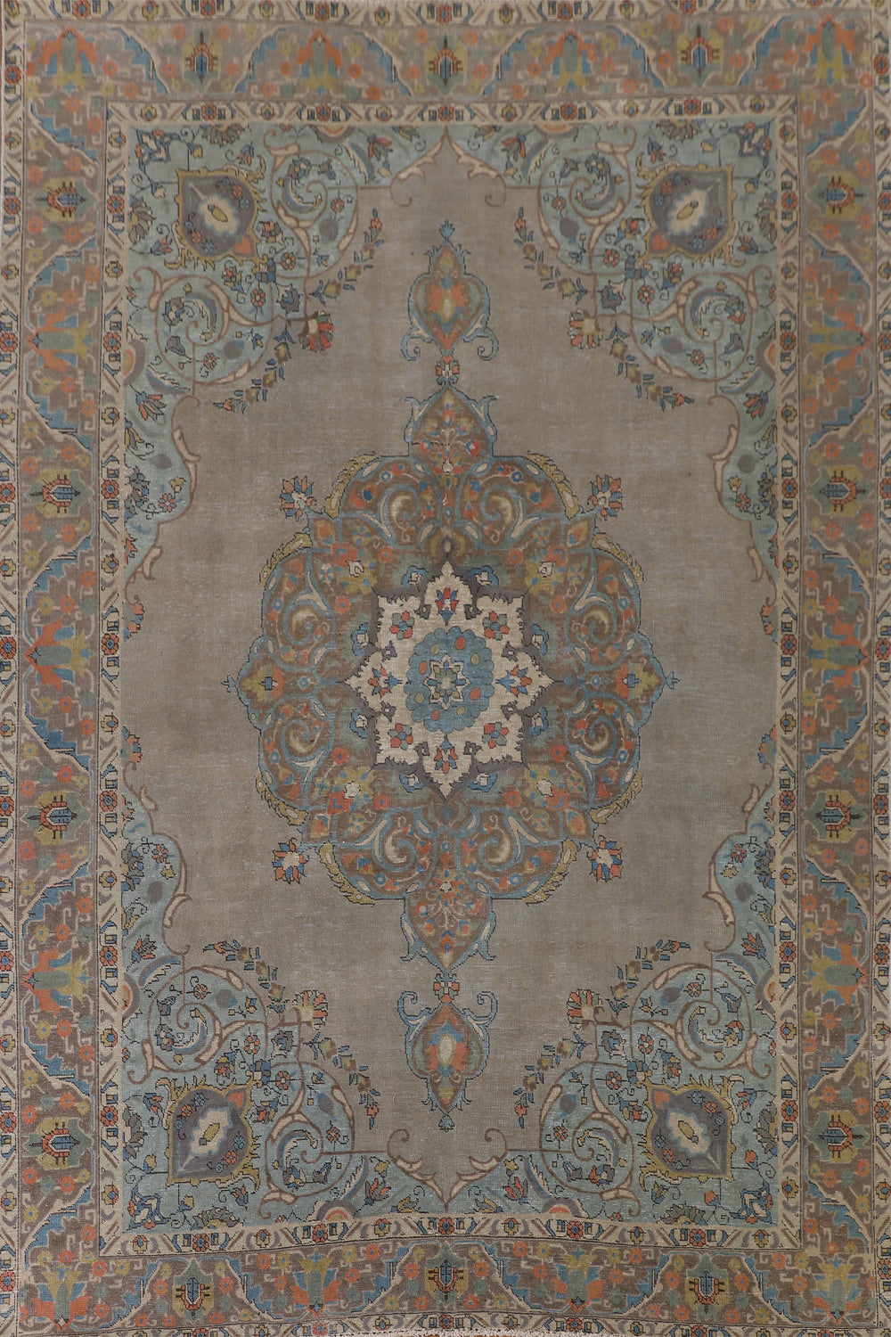 Over Dyed Tabriz Persian Area Rug 9x13