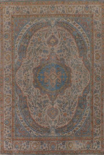 Wool Over-Dyed Tabriz Persian Area Rug 10x13